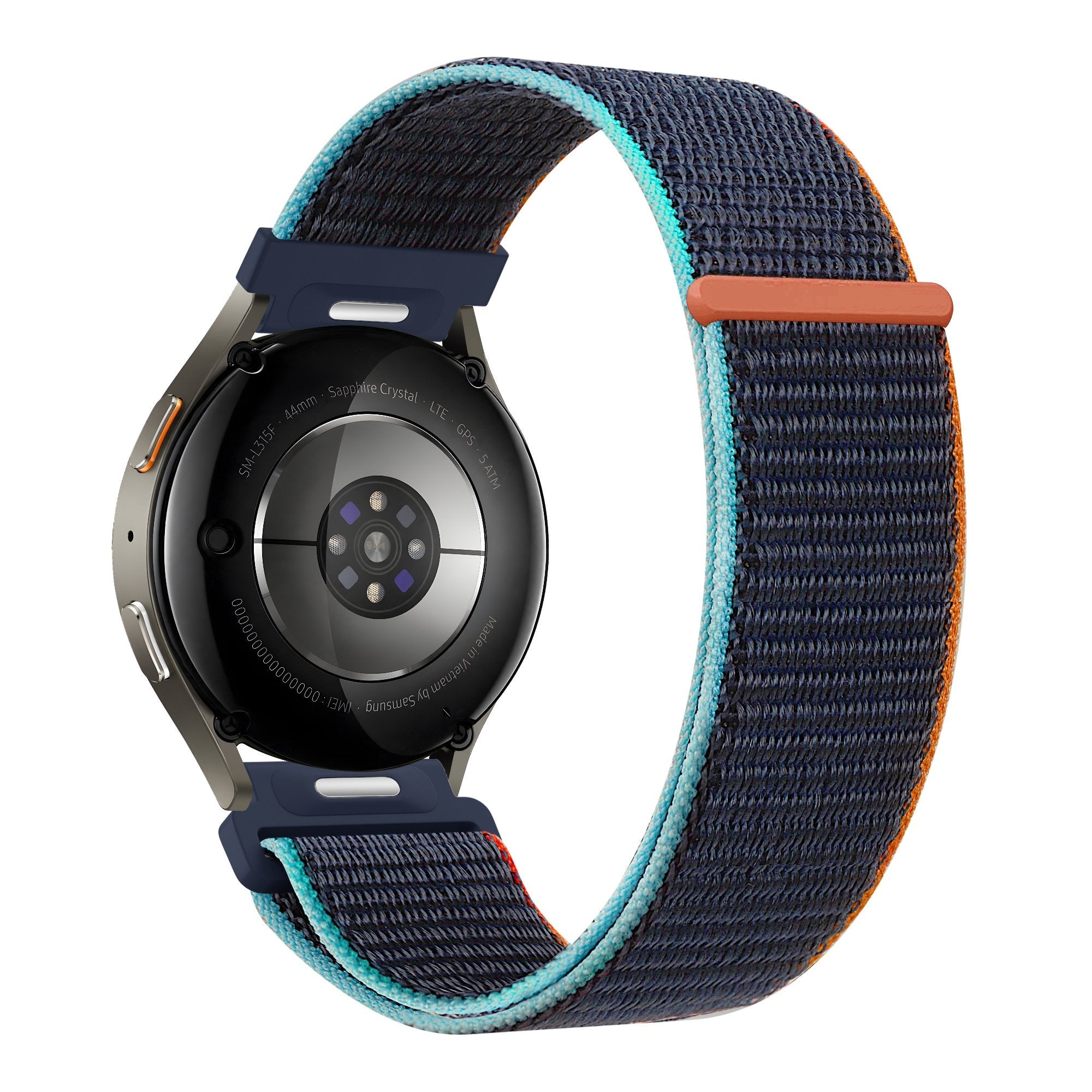 Bandz Correa nylon 'Easy Fit' Samsung Galaxy Watch 7 - 40mm (azul oscuro mix)