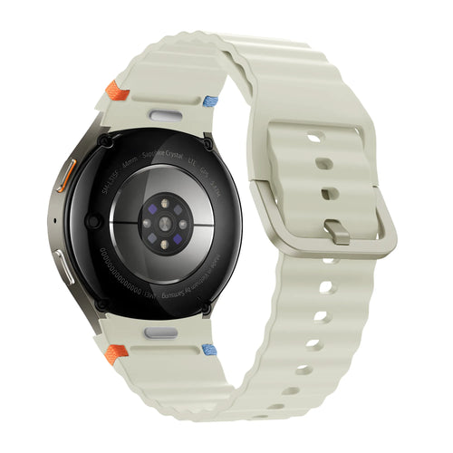Bandz Correa Wave 'Easy Fit' Samsung Galaxy Watch 5 - 40mm (blanco estrella)