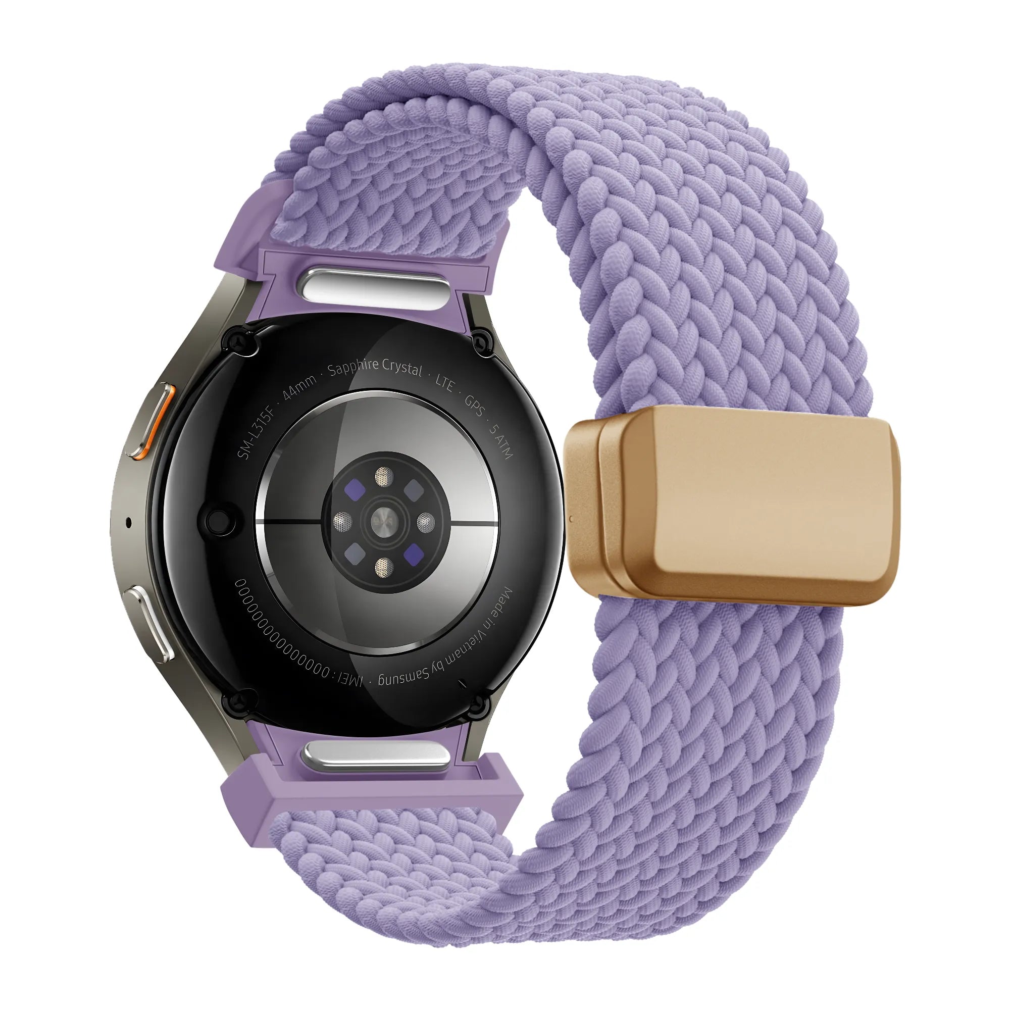 Bandz Correa tejida 'Easy Fit' Samsung Galaxy Watch 5 - 44mm (lila)