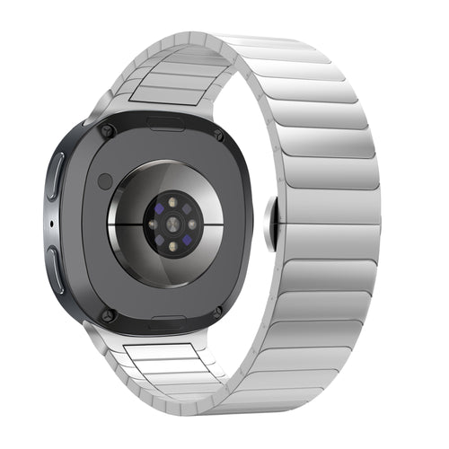 Bandz Samsung Galaxy Watch 8 Classic Steel Strap 'One Bead' (Silver)