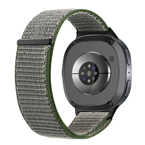 Correa nylon Samsung Galaxy Watch 8 - 44mm (verde oliva)