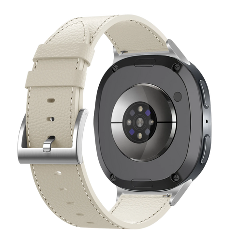 Correa cuero granulado Samsung Galaxy Watch 8 - 40mm (beige)