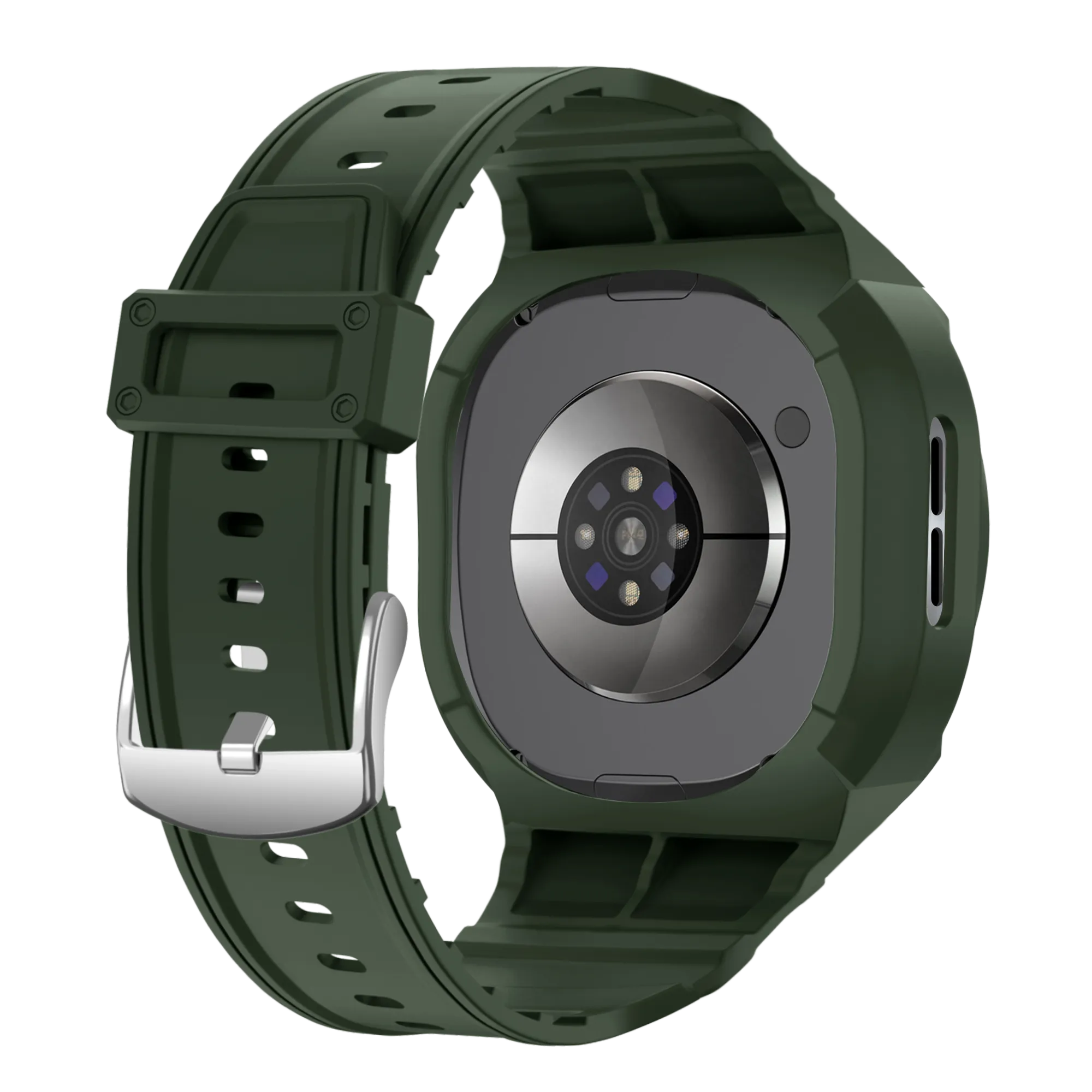 Correa TPU con marco Samsung Galaxy Watch 8 - 40mm (verde)