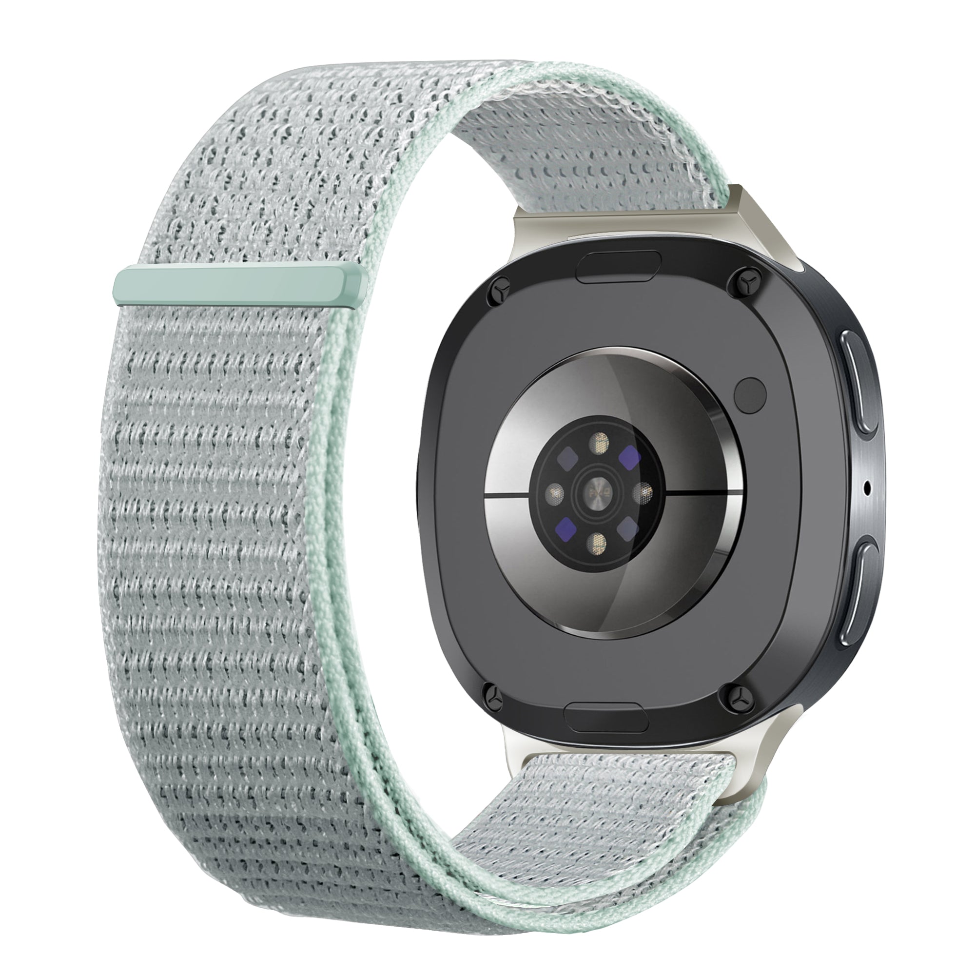 Correa nylon Samsung Galaxy Watch 8 - 44mm (cian claro)