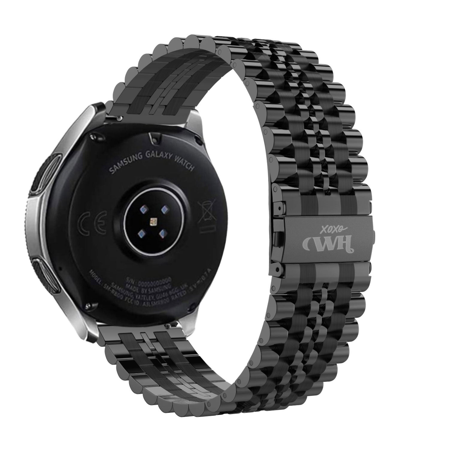 Correa acero xoxo Wildhearts Samsung Galaxy Watch Active (negro)