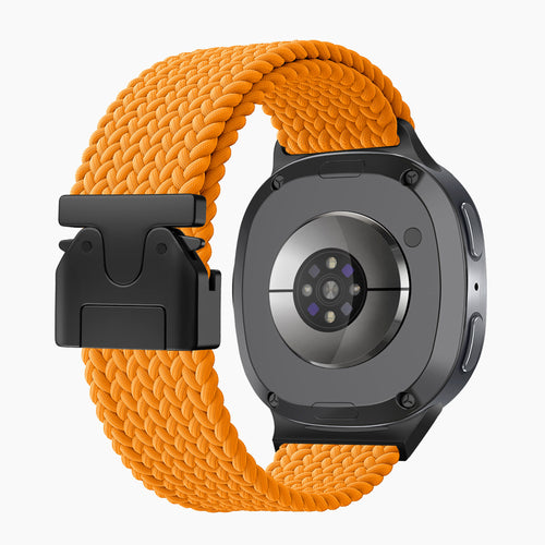 Samsung Galaxy Watch 9 - 44mm Braided Strap P-Buckle (Orange)