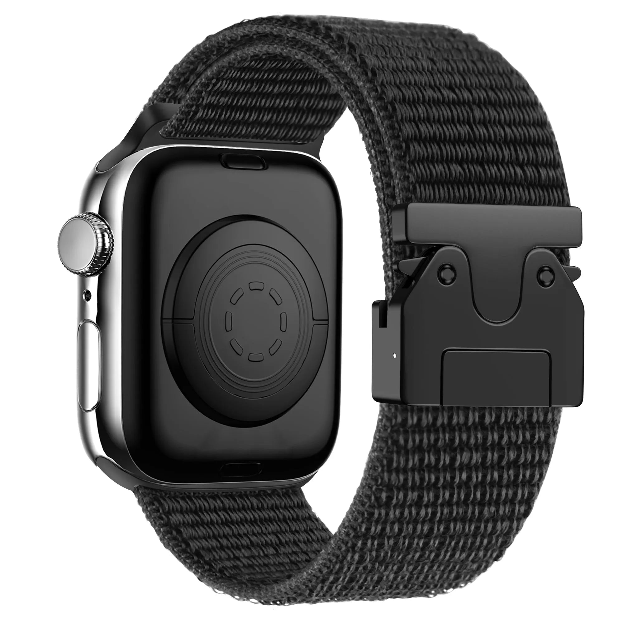 Bandz Correa nylon 'clásico' con P-buckle Apple Watch (negra)