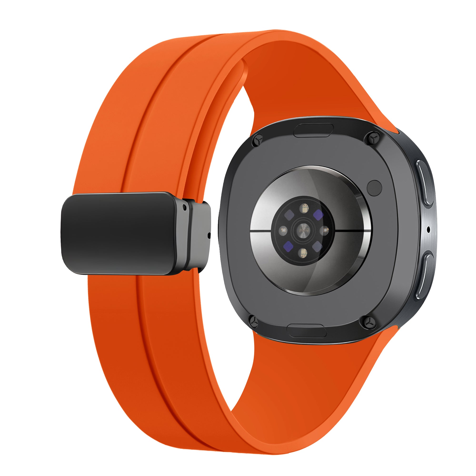 Correa silicona con hebilla-D Samsung Galaxy Watch 9 - 40mm (naranja)