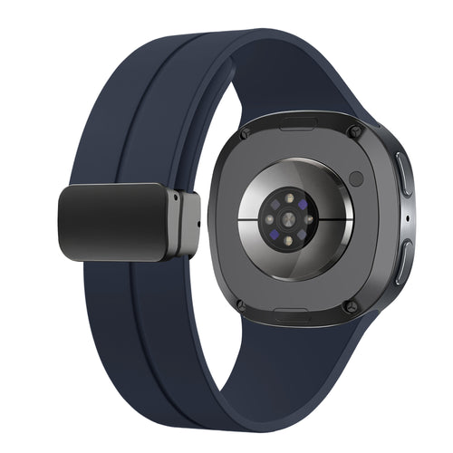 Correa silicona con hebilla Samsung Galaxy Watch 8 Classic (azul oscuro)