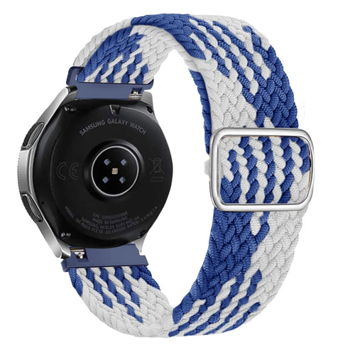 Correa trenzada ajustable Amazfit GTR Mini (azul/blanco)