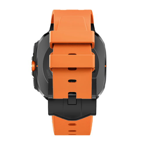 Bandz Correa silicona 'Luxe Liquid' Samsung Galaxy Watch Ultra (naranja con negra)