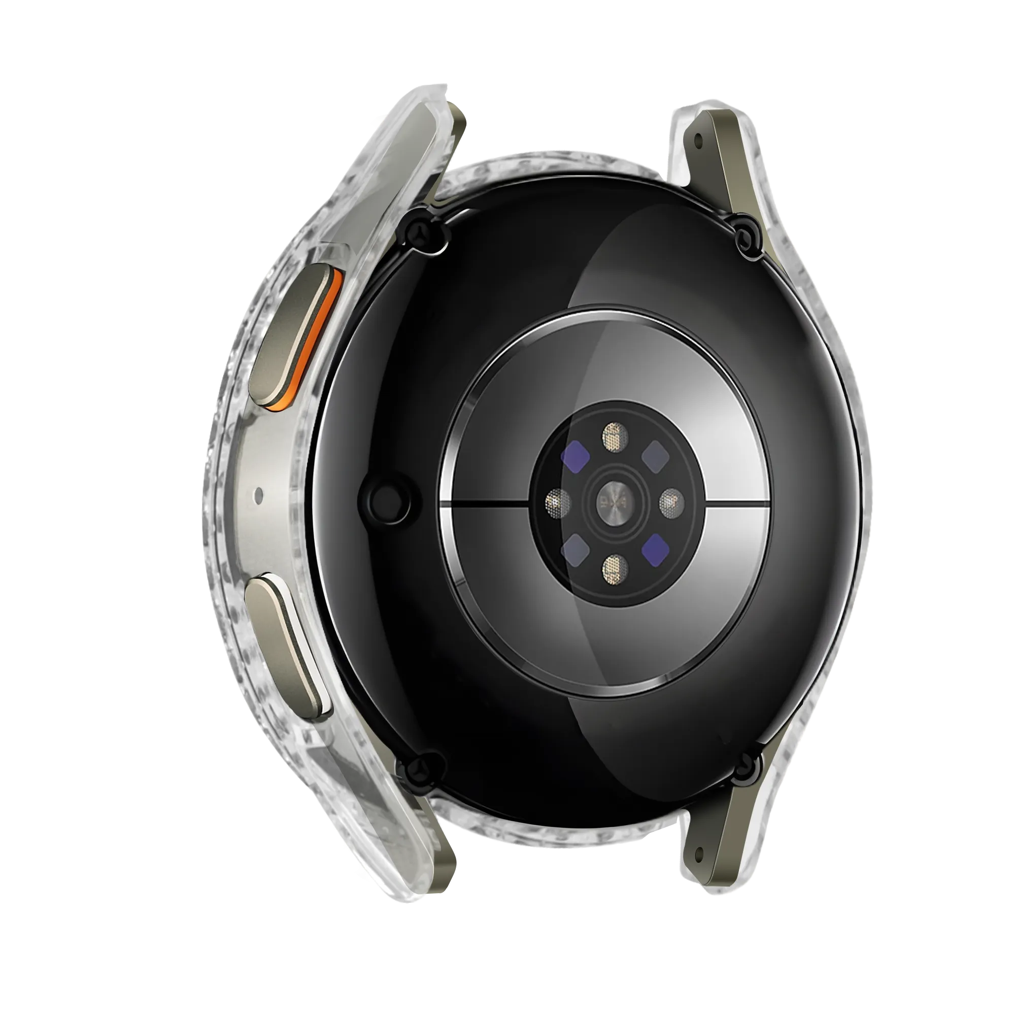Funda diamante con vidrio Samsung Galaxy Watch 7 - 40mm (transparente)