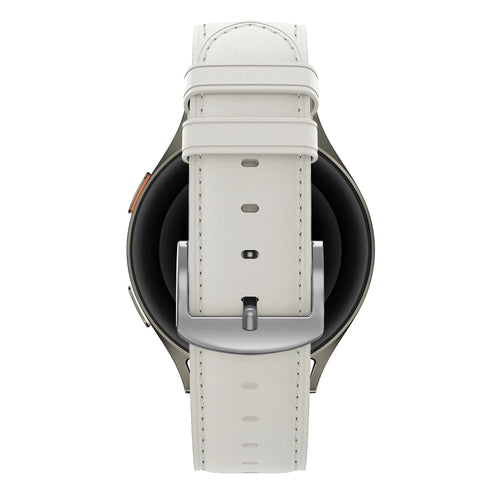 Bandz Correa cuero 'Easy Fit' Fossil Gen 5e - 42mm (blanco)