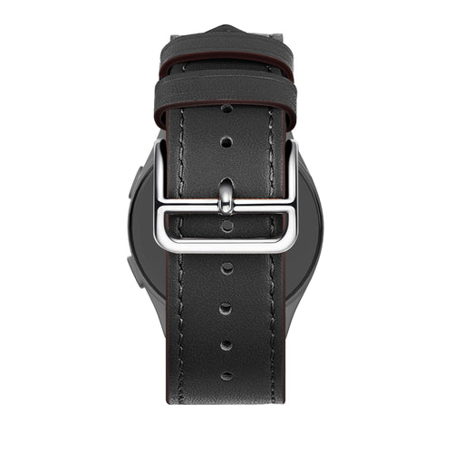 Bandz Correa cuero 'De lujo' Huawei Watch Ultimate (negro)