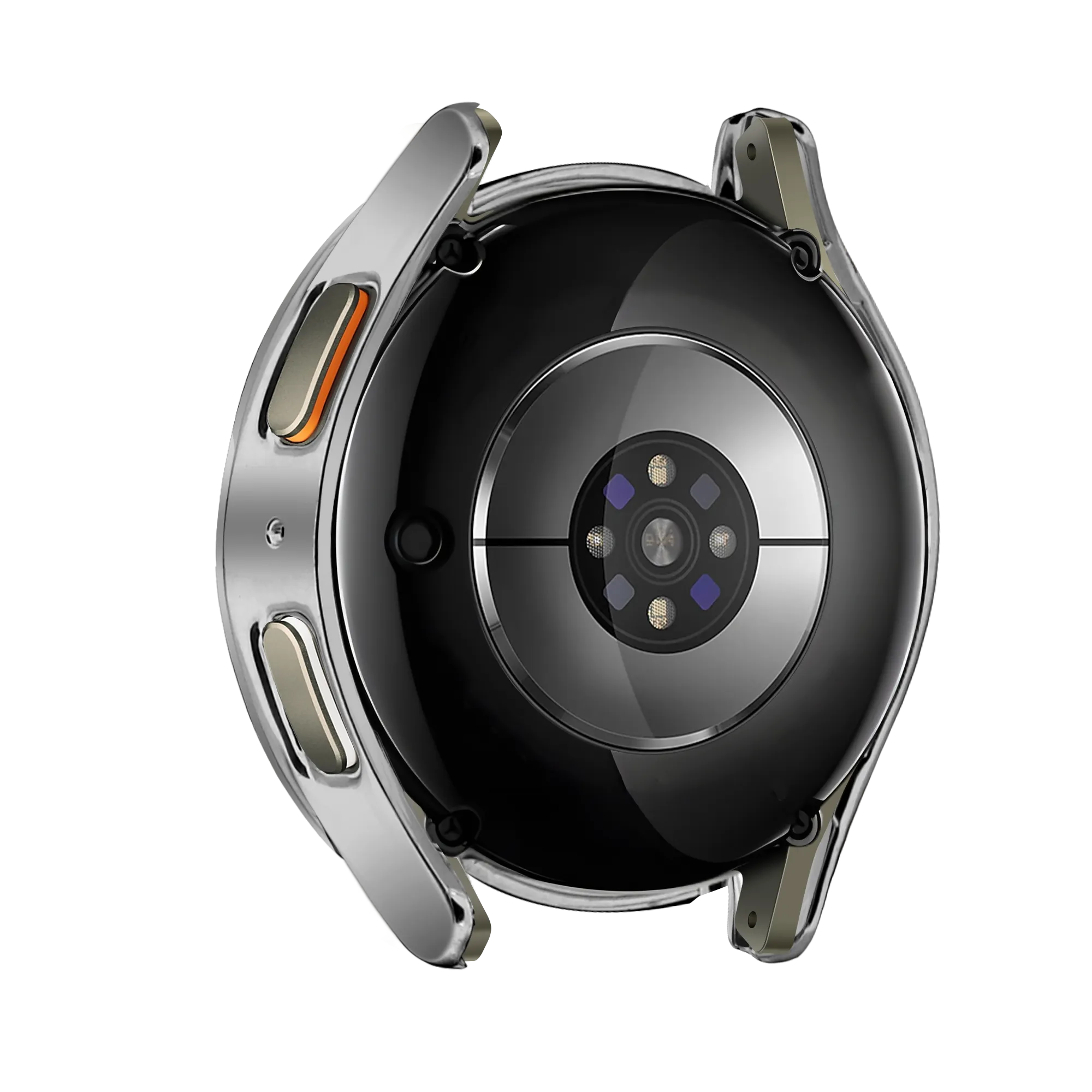 Funda diamante con vidrio Samsung Galaxy Watch 7 - 40mm (plateado)