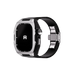 Reqior Funda con correa de goma Apple Watch 45mm (plateado)