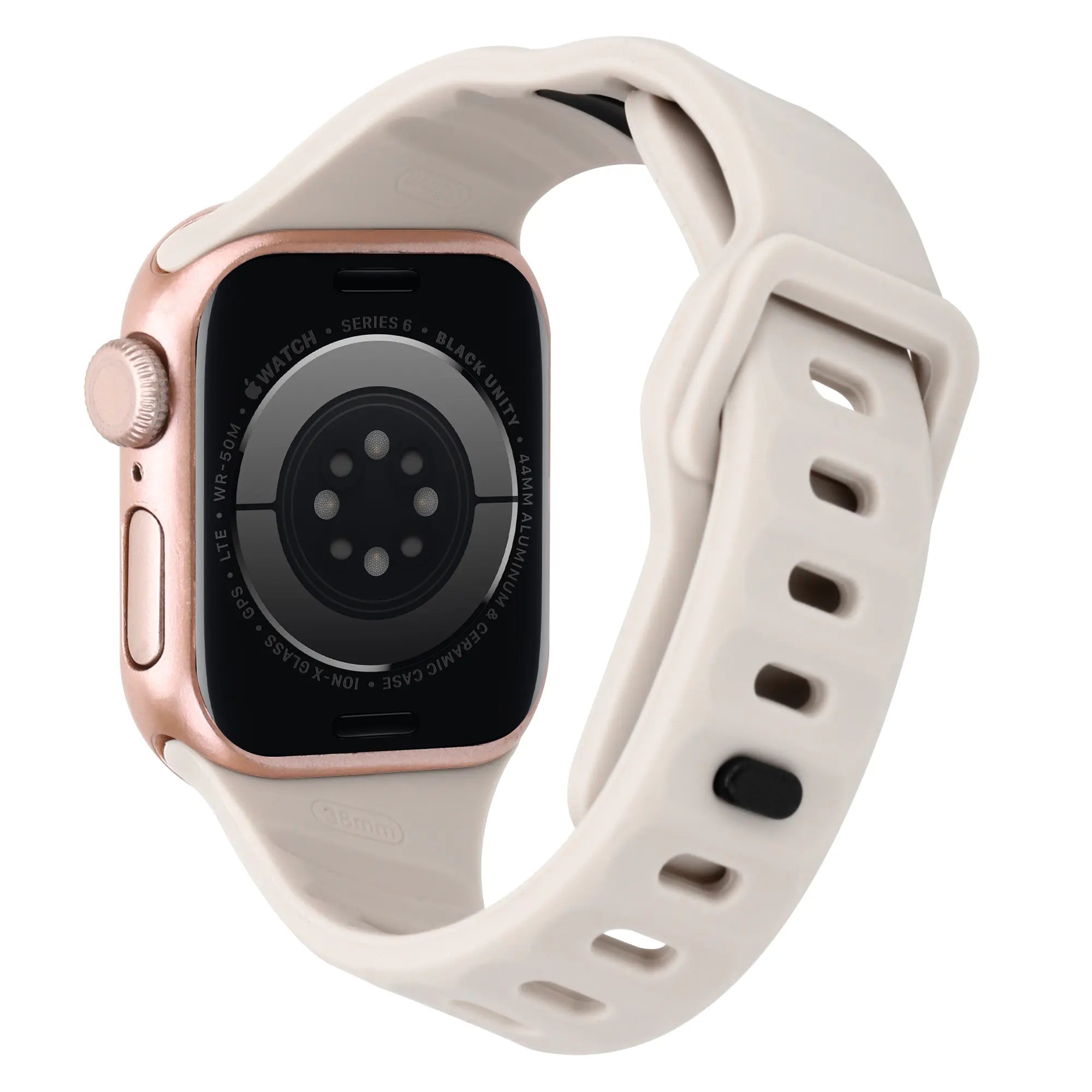 Apple Watch Tilted Sport Strap (Starlight)