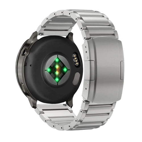 Bandz Correa titanio con eslabones Garmin Venu 4 - 41mm (plata)