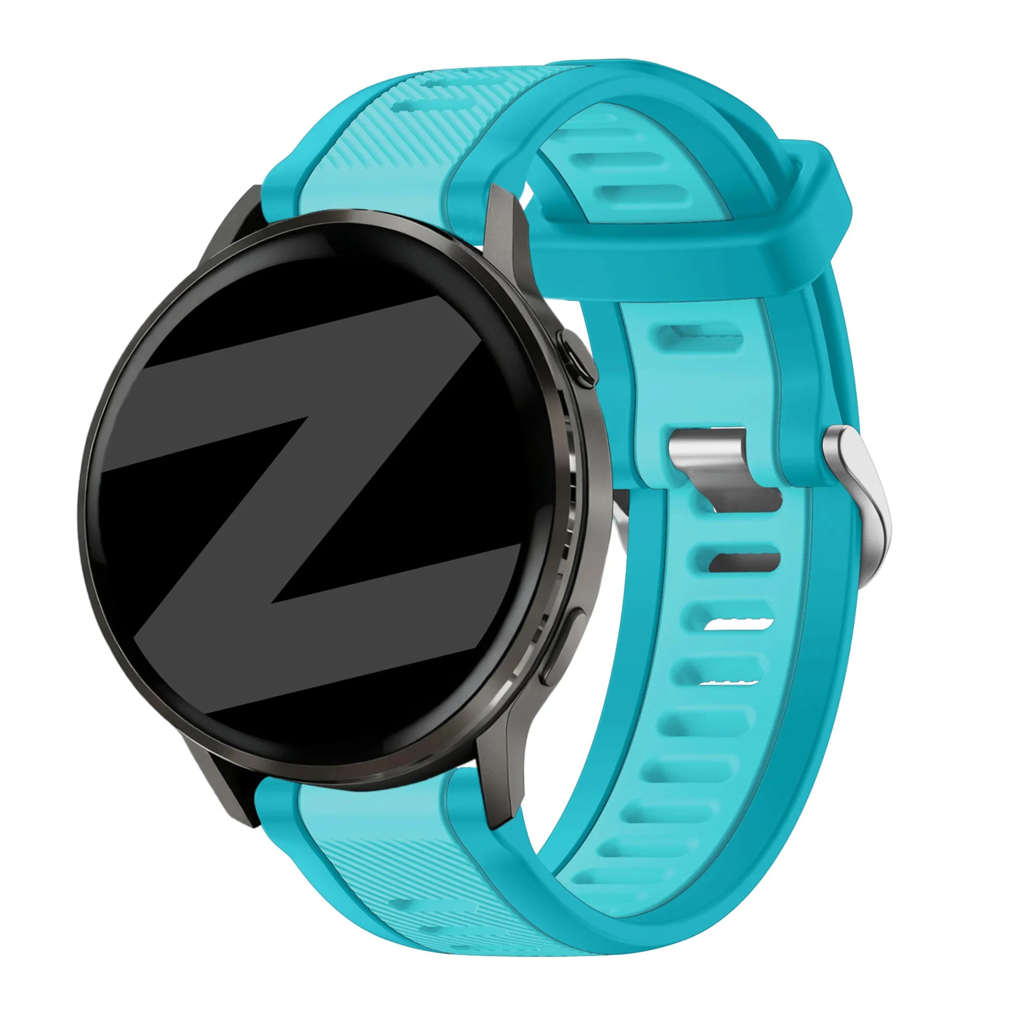 Bandz Garmin Forerunner 265 Dual Buckled Sport Strap (Aqua)