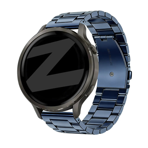 Bandz Correa acero 'Classic' Garmin Vivoactive 3 (azul)