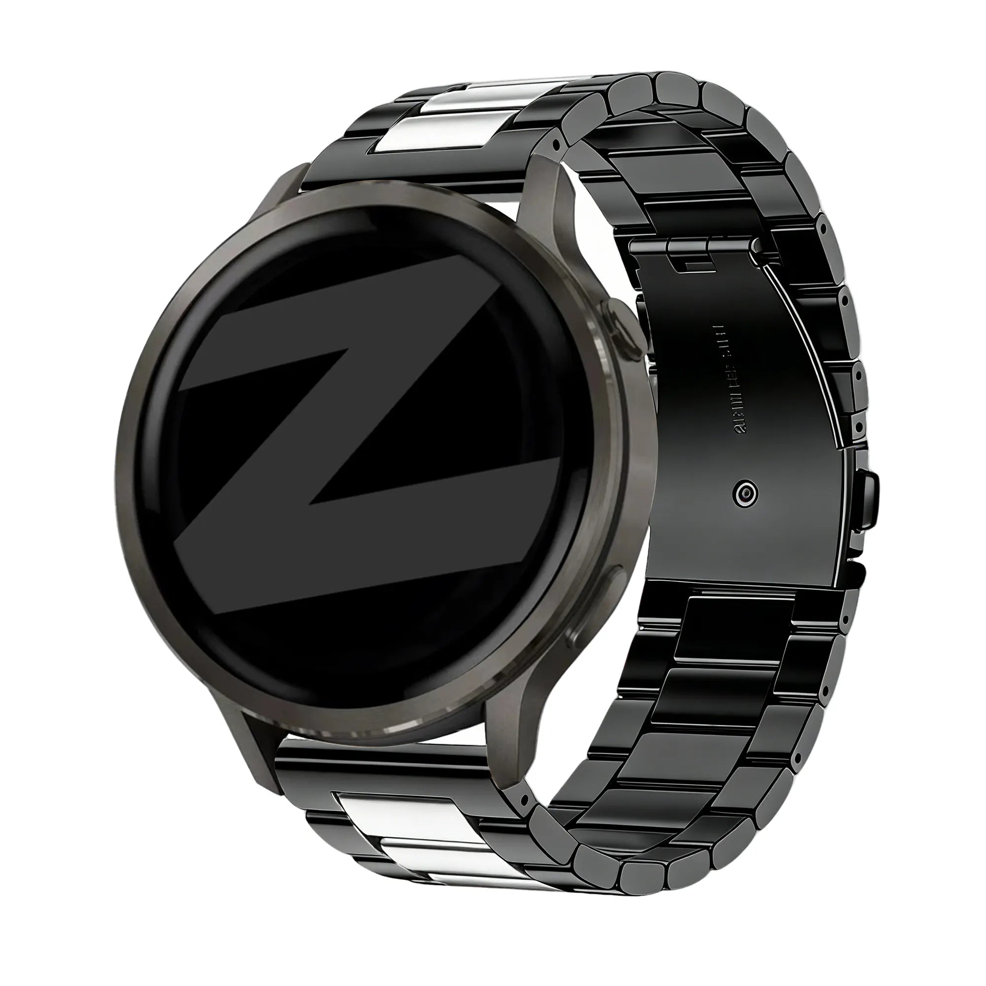 Bandz Correa acero 'Classic' Garmin Forerunner 570 - 47mm (negro/plateado)