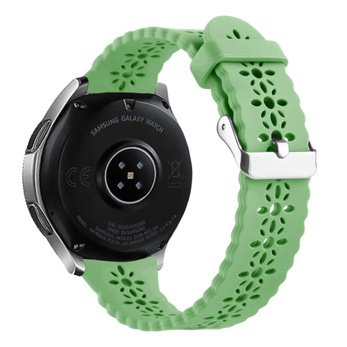 Correa de silicona con relieve Amazfit GTR Mini (verde)