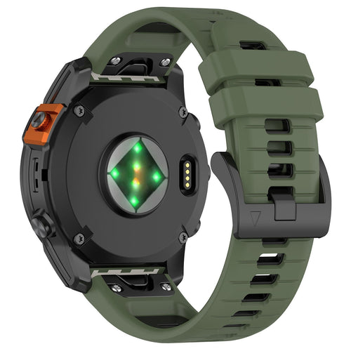 Correa deportiva con hebilla Garmin Quatix 8 Pro - 47mm (verde oliva/negro)