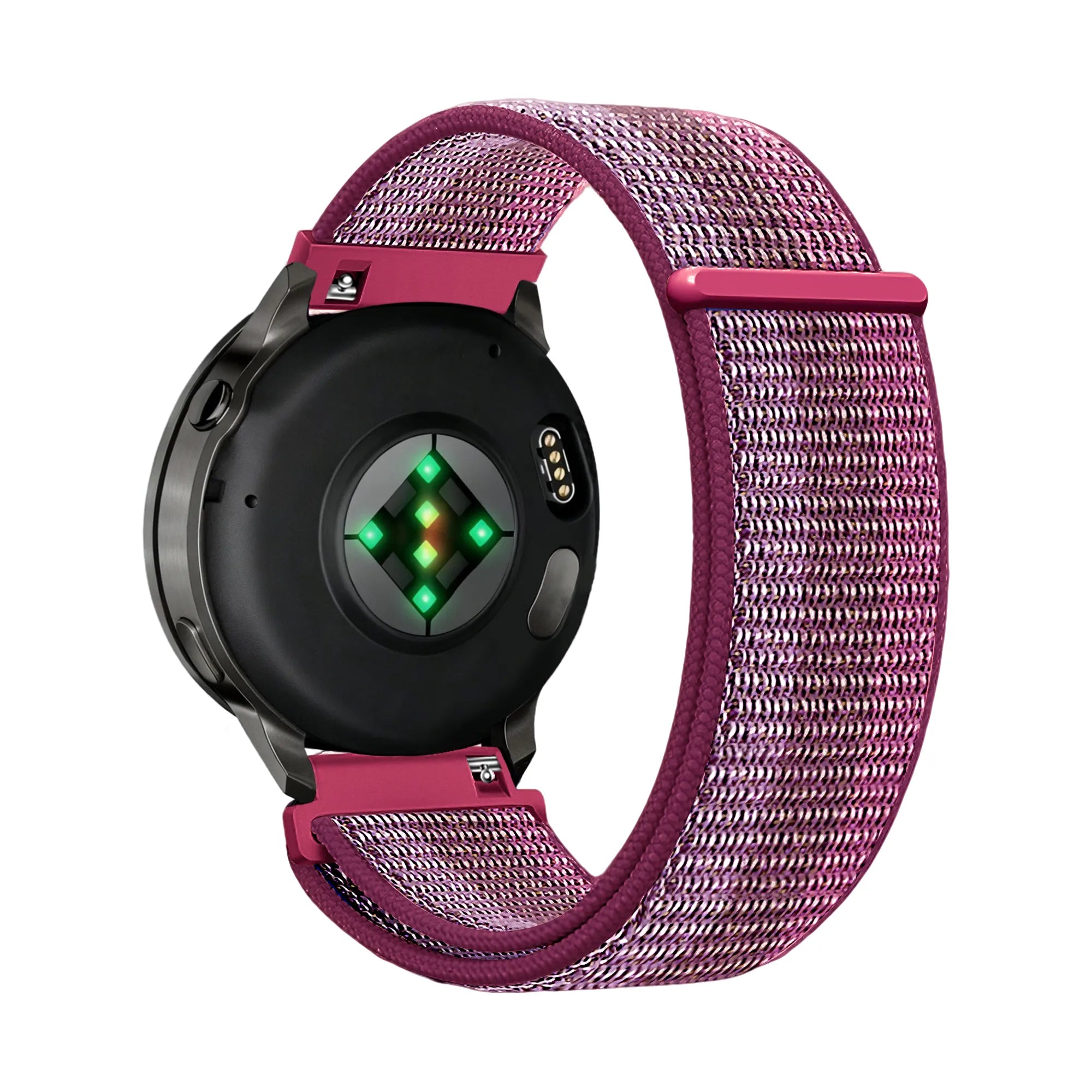 Bandz Garmin Forerunner 265s Nylon Loop Strap (Berry)