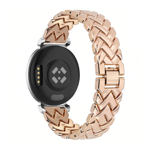 Bandz Garmin Lily 2 Metal Strap 'V-Type' (Rose Gold)