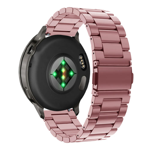 Bandz Garmin Venu 2s Steel Strap 'Classic' (Pink)