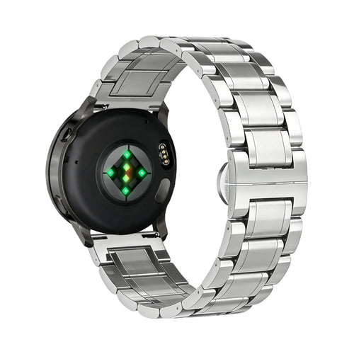 Bandz Correa acero con eslabones 'Deluxe' Garmin Vivoactive 5 (plateado)