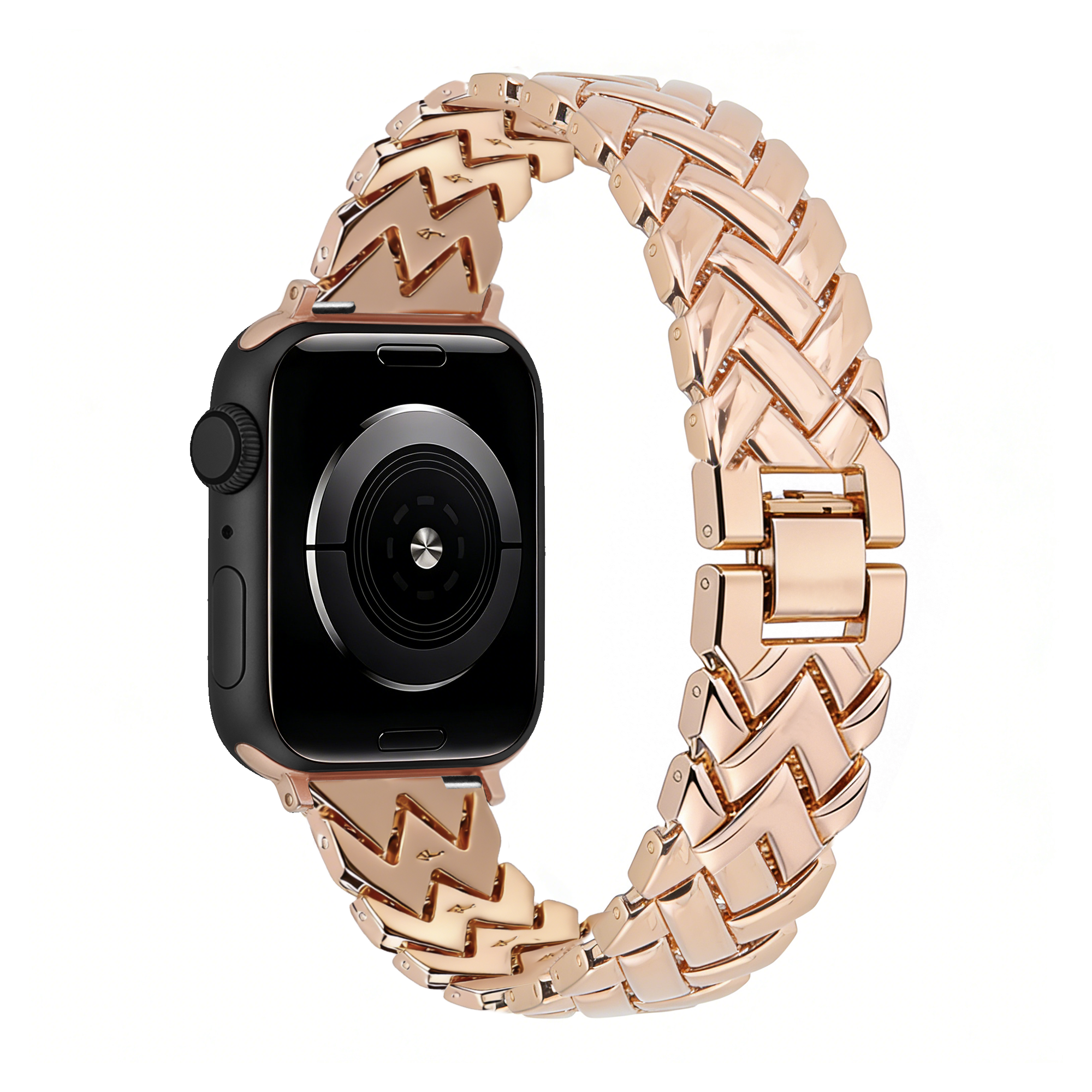Bandz Correa metálica 'V-Type' Apple Watch (oro rosado)