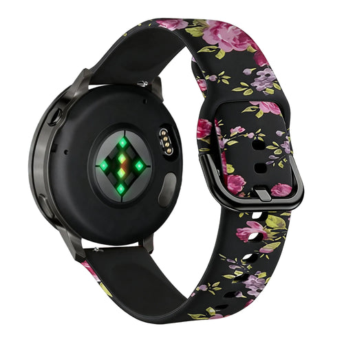 Bandz Correa silicona 'Pink Flower' Garmin Venu 3s