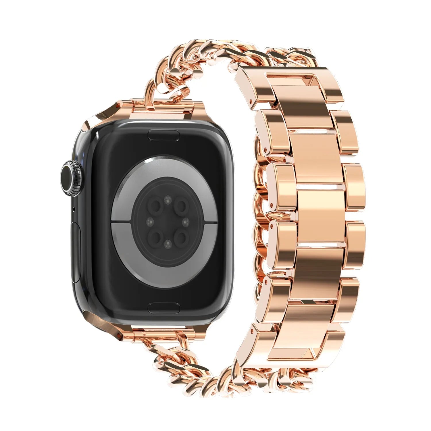 Bandz Correa acero 'Double Tour' Apple Watch (rosa dorado)