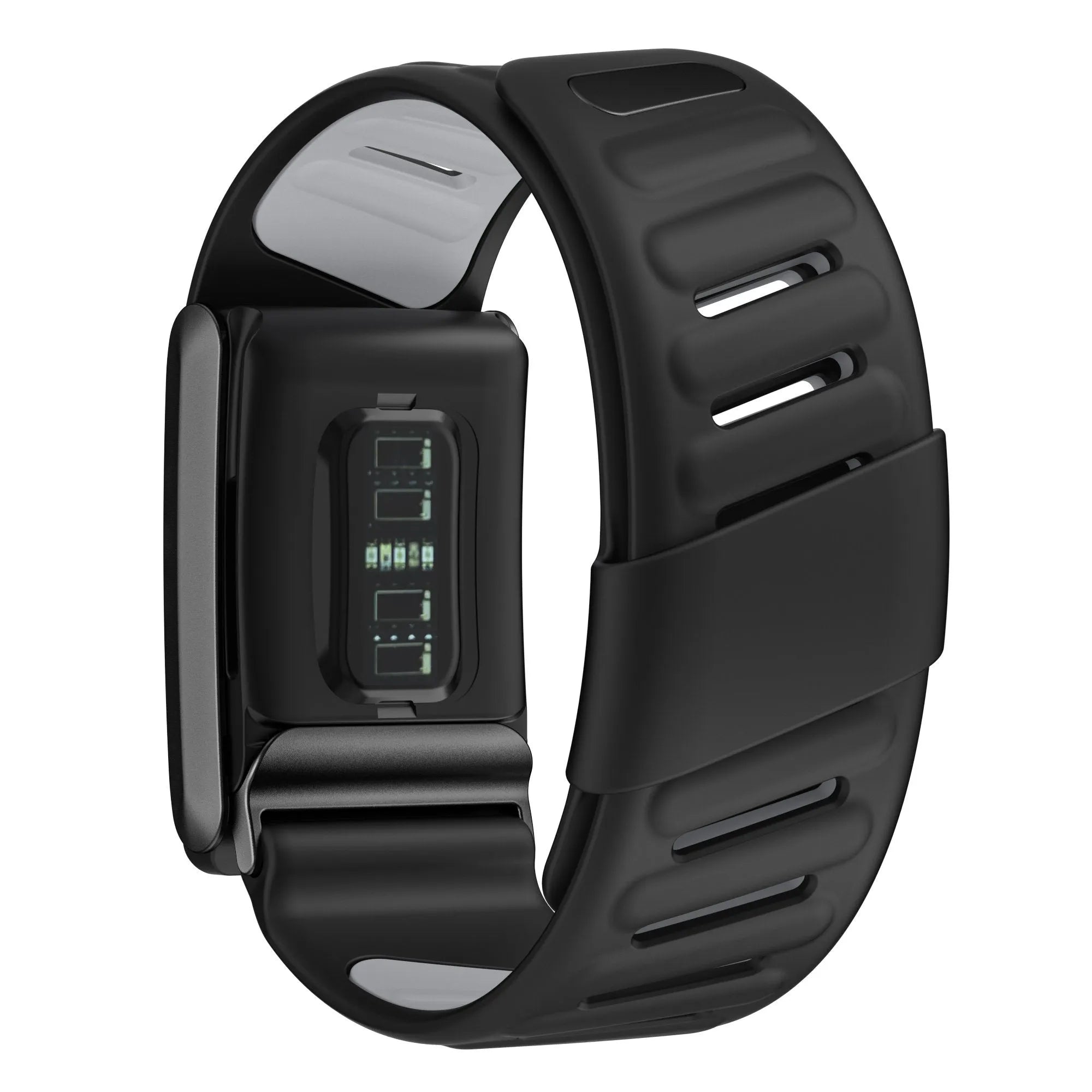 Correa deportiva compatible con Whoop 4.0 (negro/gris)