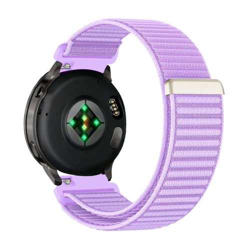 Bandz Garmin Vivomove HR Nylon Strap 'Wave' (Light Purple)