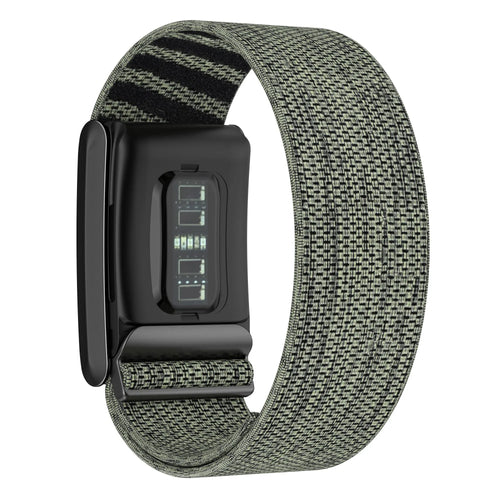 Correa nylon compatible con Whoop 4.0 (gris-verde)