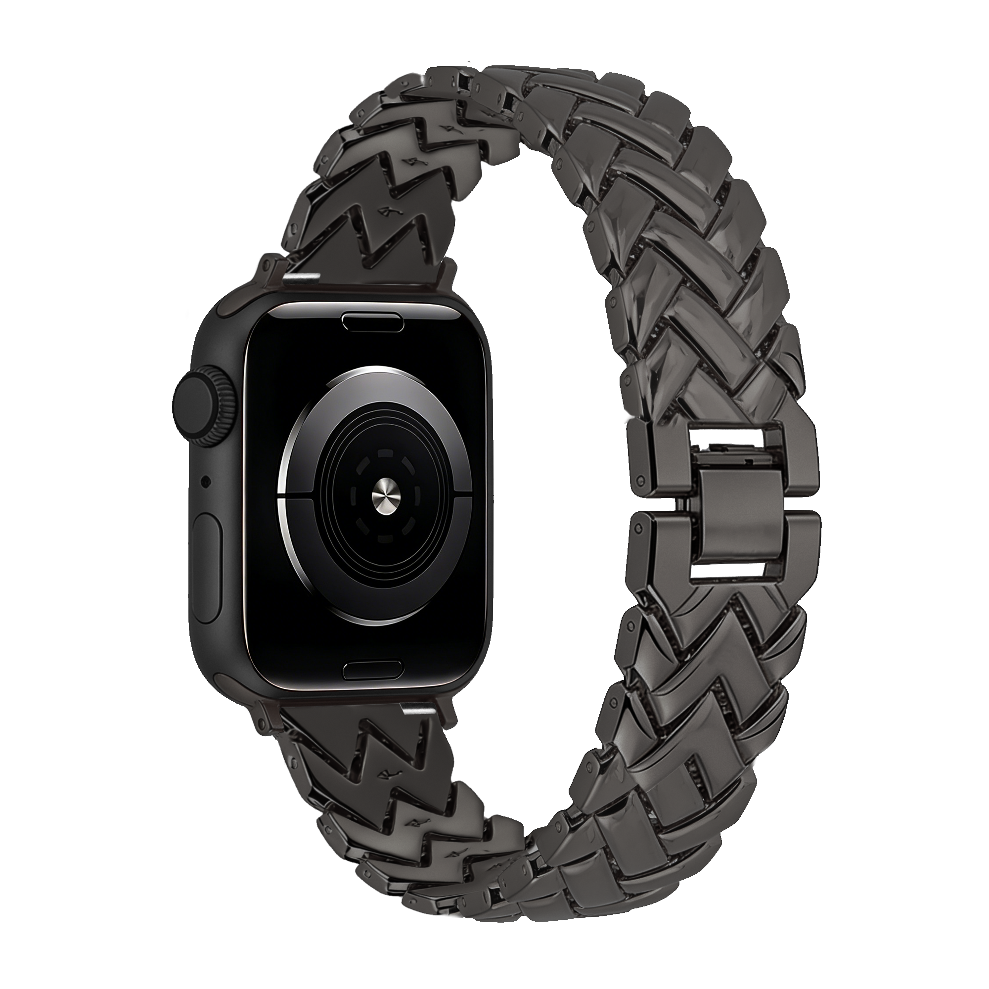 Bandz Correa metálica 'V-Type' Apple Watch (negro)