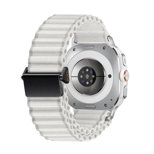 Correa nylon Outdoor Samsung Galaxy Watch Ultra (blanco)