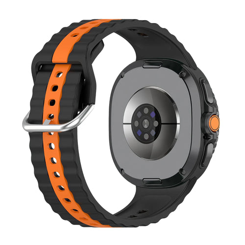 Correa deportiva duo Samsung Galaxy Watch 8 - 44mm (negro/naranja)