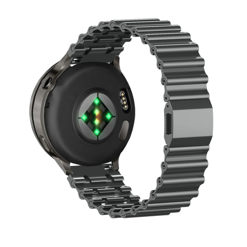Bandz OnePlus Watch 3 Premium Steel Strap 'Ocean' (Titanium Grey)