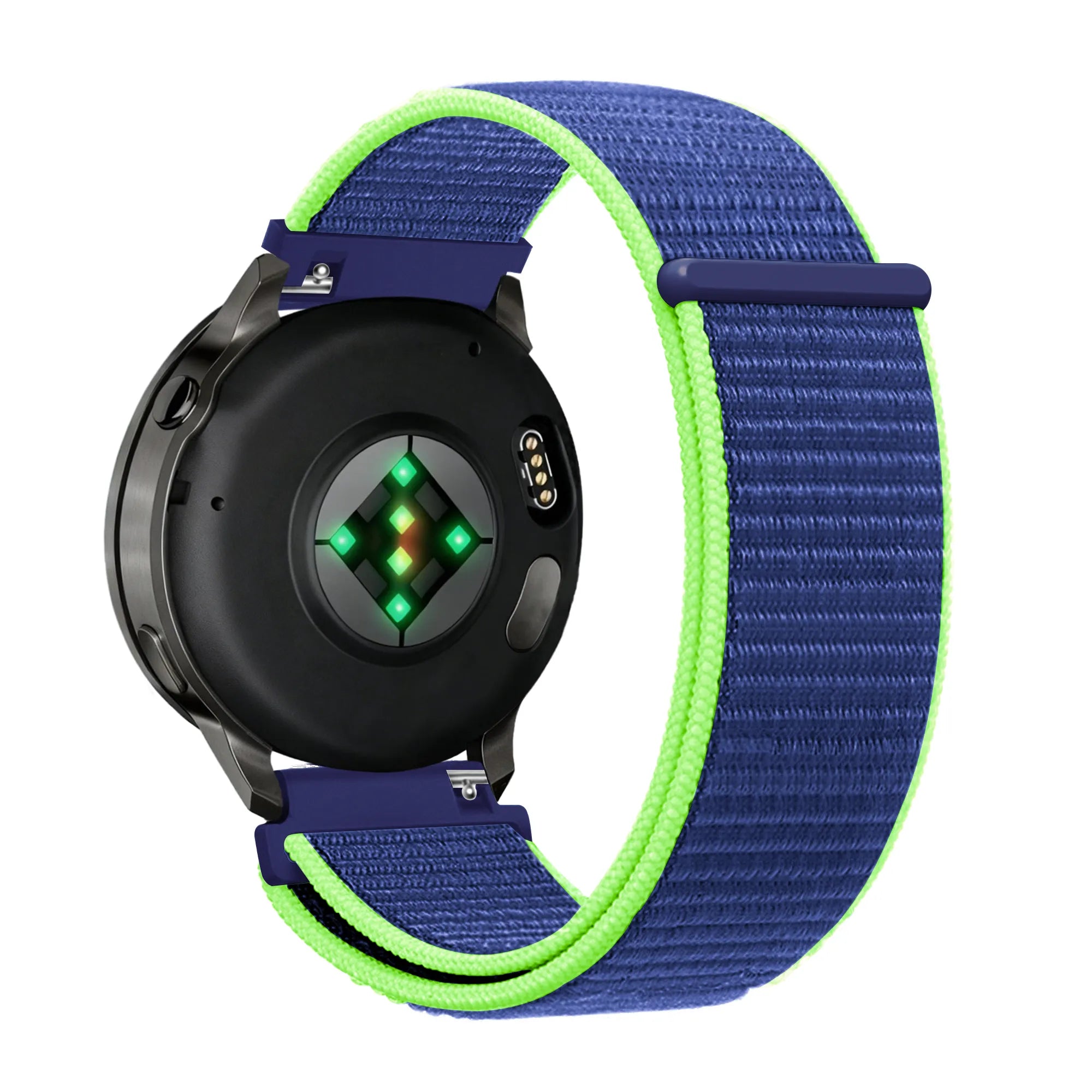 Bandz Correa nylon Loop Garmin Vivoactive 4 (azul/lima)