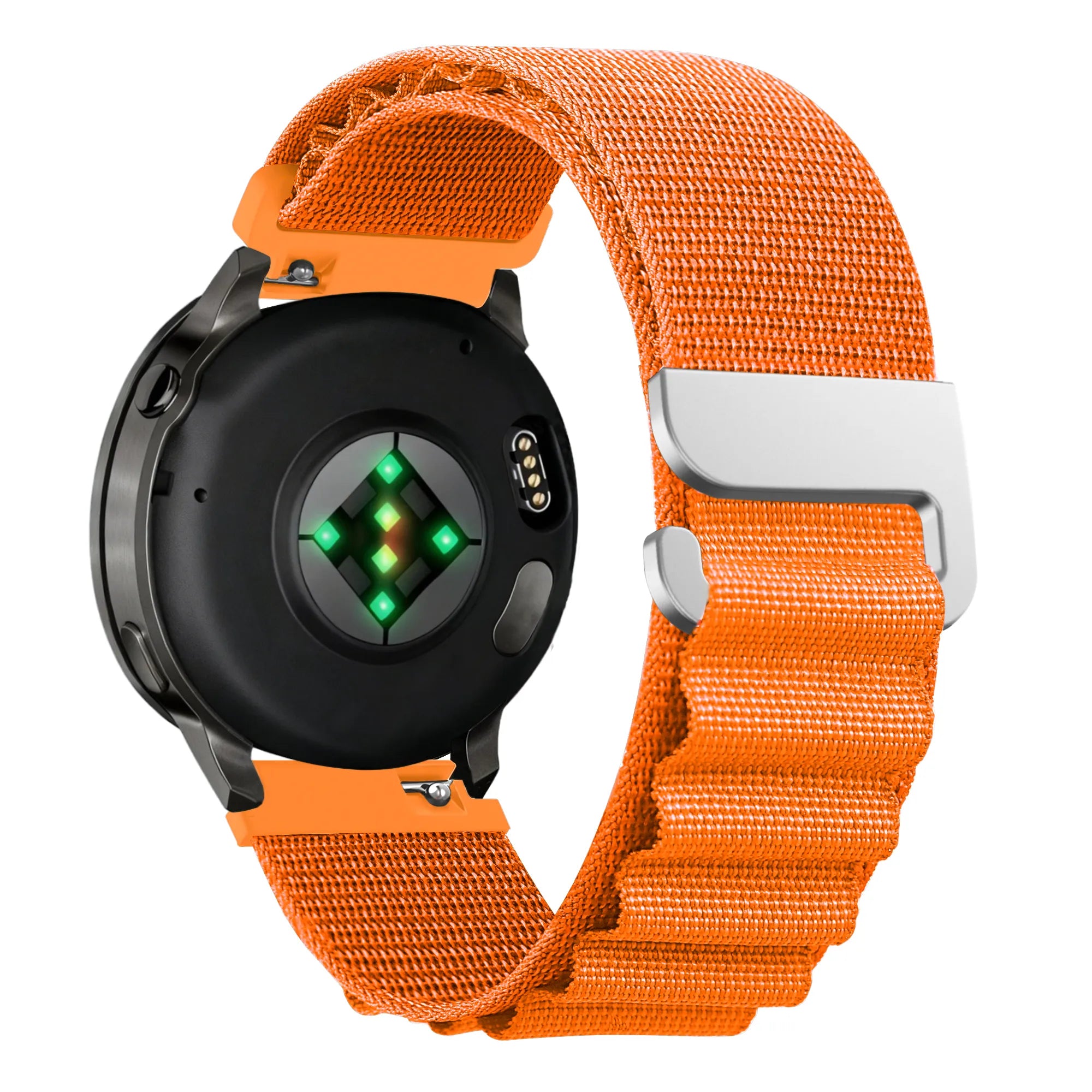 Bandz Garmin Forerunner 255 Alpine Nylon Strap (Orange)