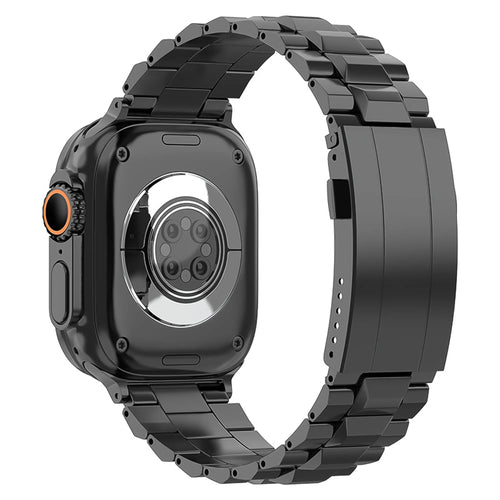 Bandz Correa titanio 'Deluxe' Apple Watch (negro)