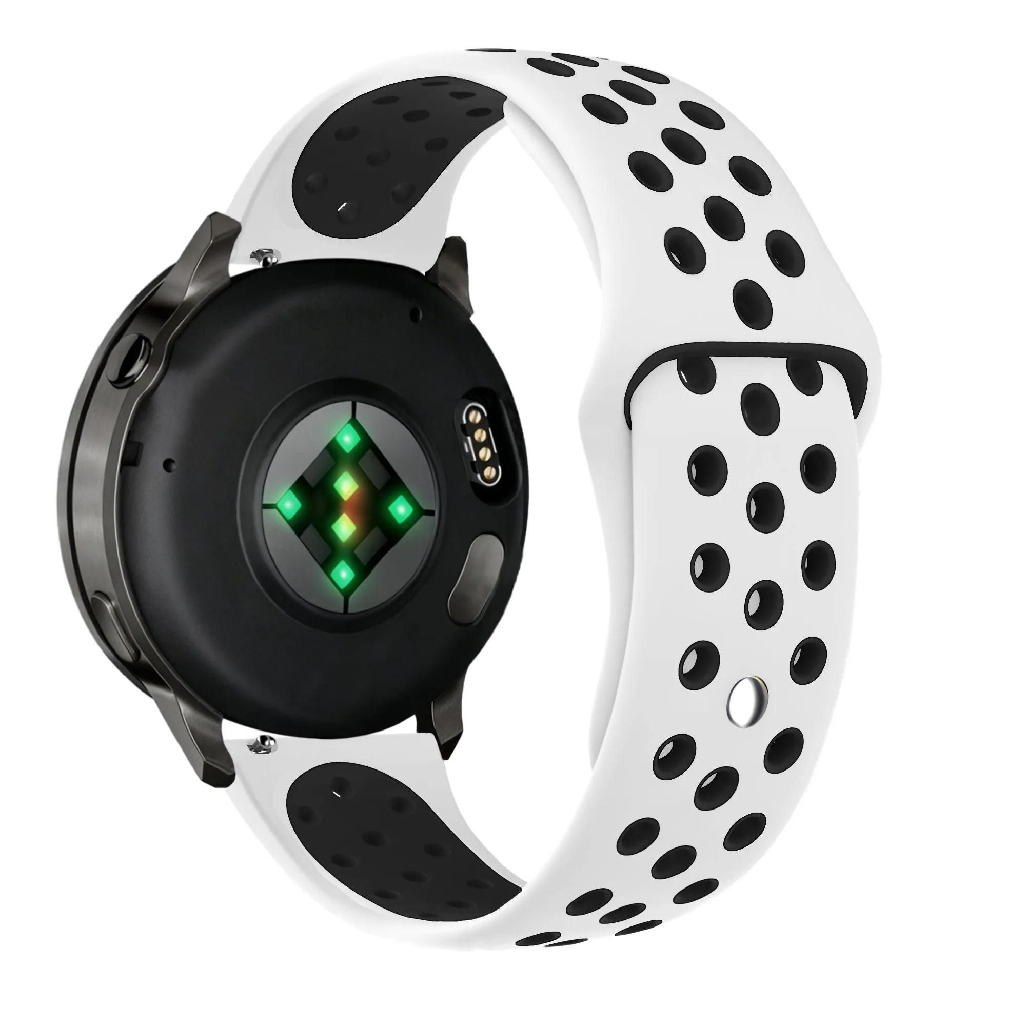 Bandz Garmin 22mm Sport Strap 'Deluxe' (White/Black)
