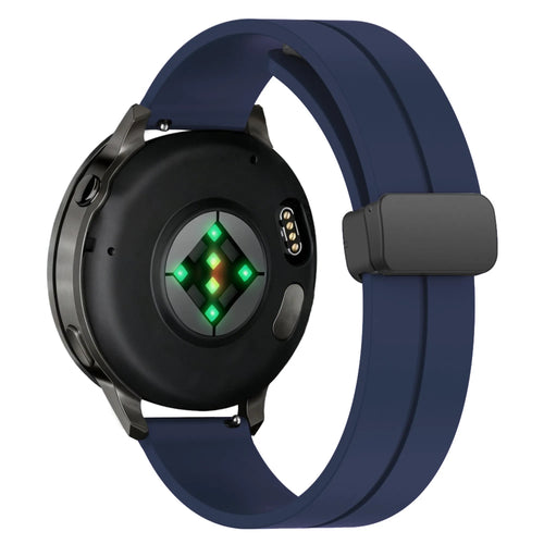 Bandz Correa silicona con hebilla Garmin Venu 4 - 45mm (azul oscuro)