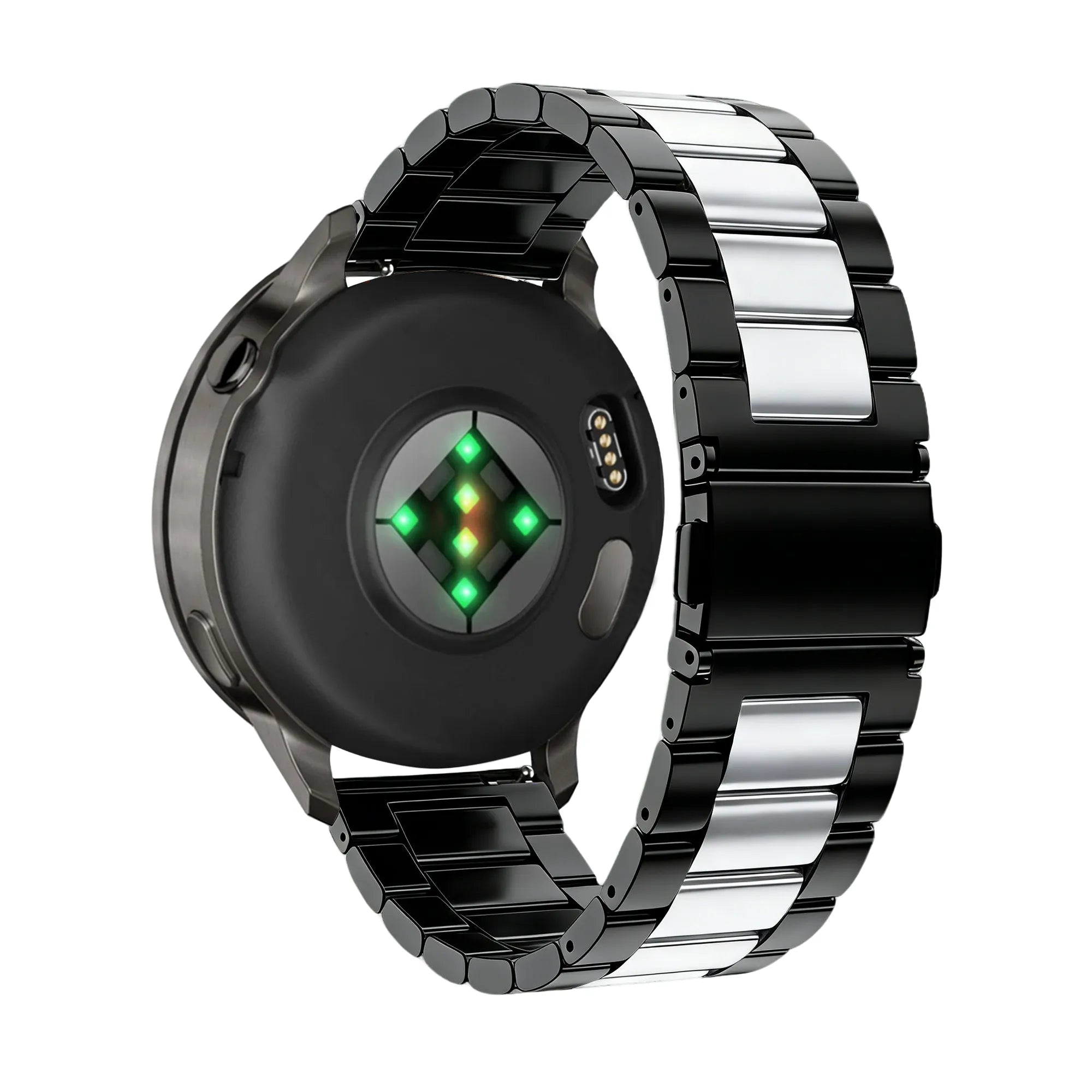 Bandz Correa acero 'Classic' Garmin Forerunner 570 - 47mm (negro/plateado)