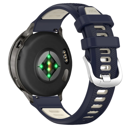 Bandz Garmin Venu 4 - 41mm Sport Strap with Buckle (Dark Blue/Beige)