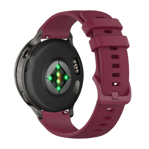 Bandz Correa silicona ‘Premium’ Garmin Forerunner 70 (rojo vino)