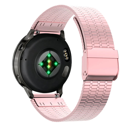Bandz Correa acero ajustable Garmin Bounce 2 (rosa arena)